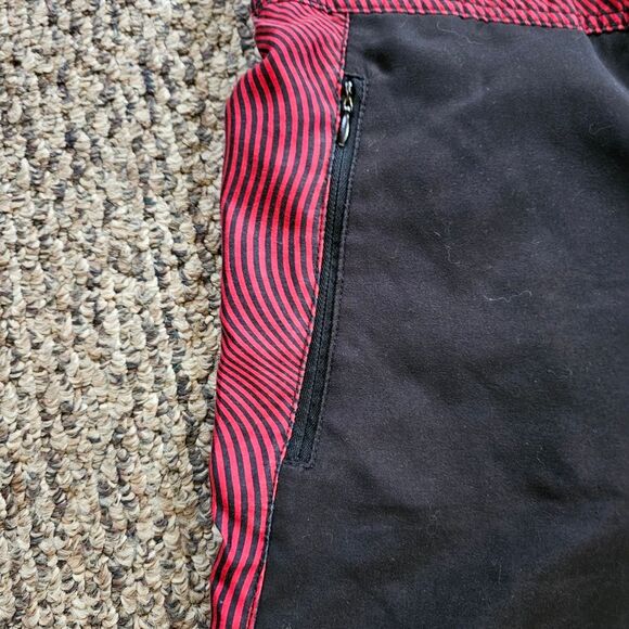 Tony Hawk Swim Trunks Board Shorts Black & Red Lined Zip Pockets Sz. Extra Large - Picture 3 of 11
